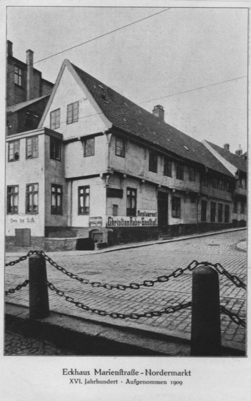 Eckhaus Marienstrasse - Nordermarkt